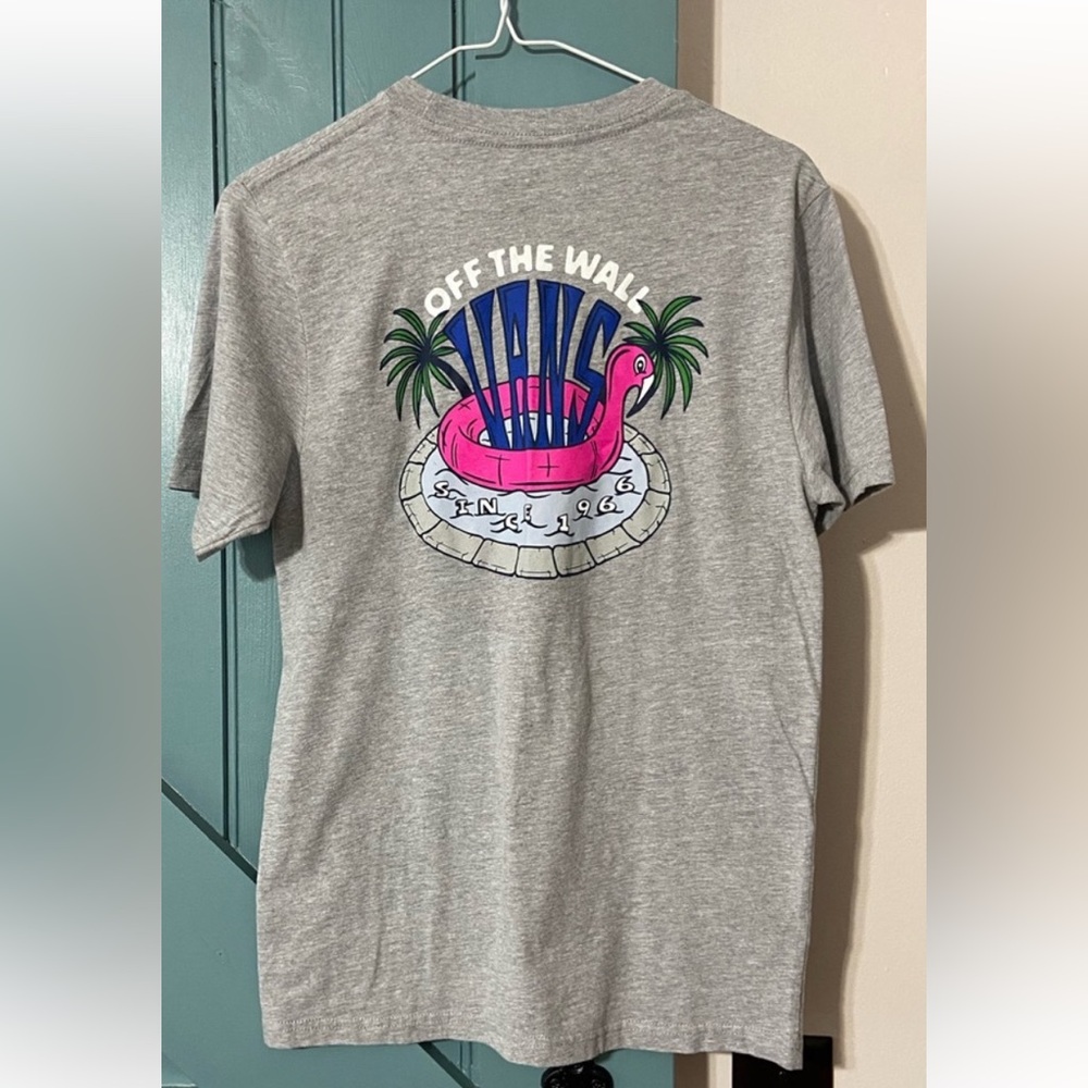 Vans Classic Fit Youth Gray T-shirt Size L ( 12-14 )